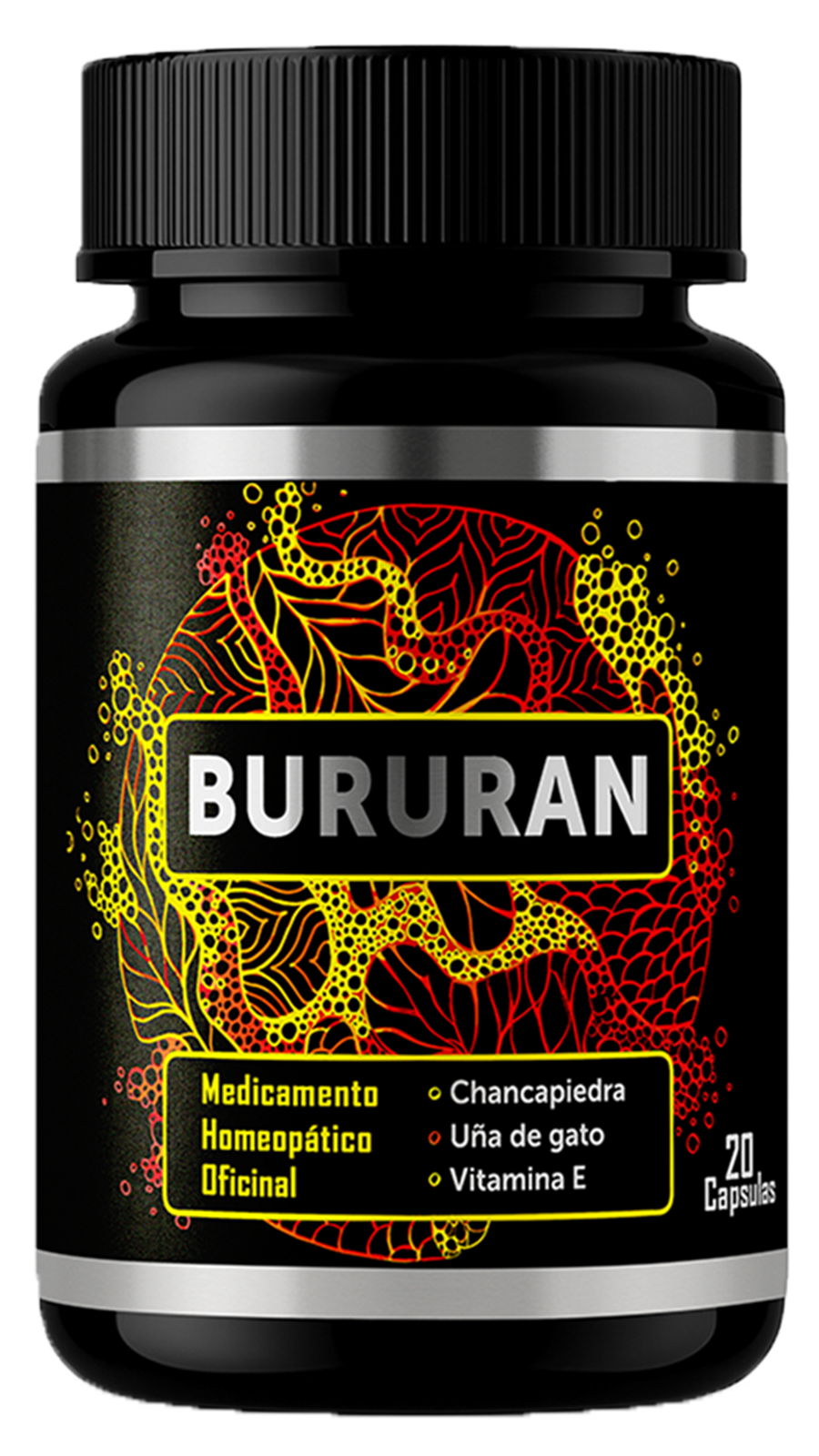 BURURAN — frasco con cápsulas